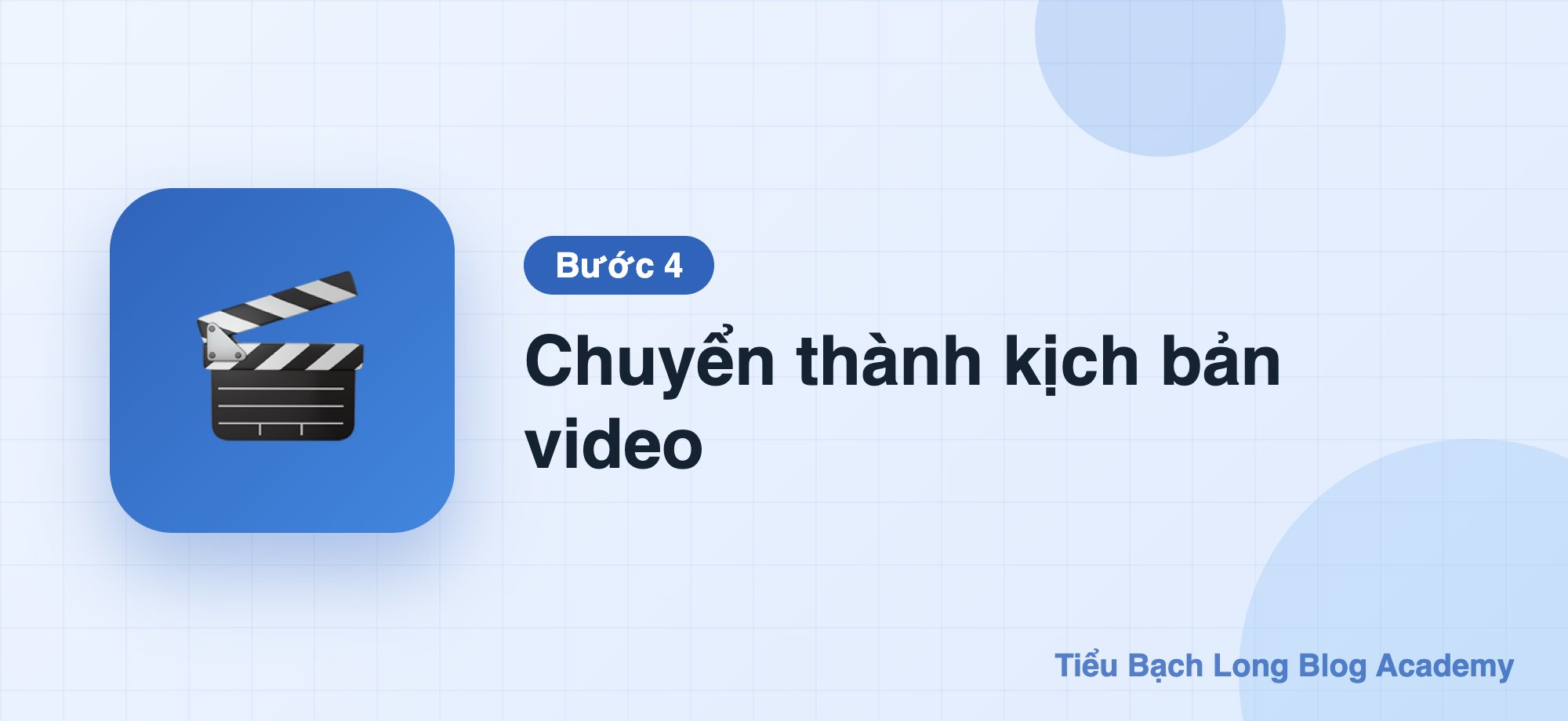 Bước 4: Biến caption thành kịch bản video ngắn